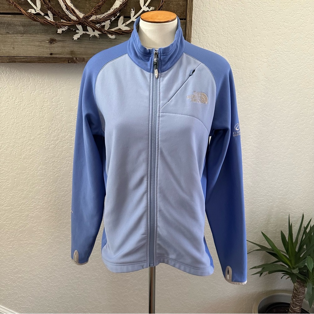 The north face flight series purple full zip fleece lined jacket ladies M